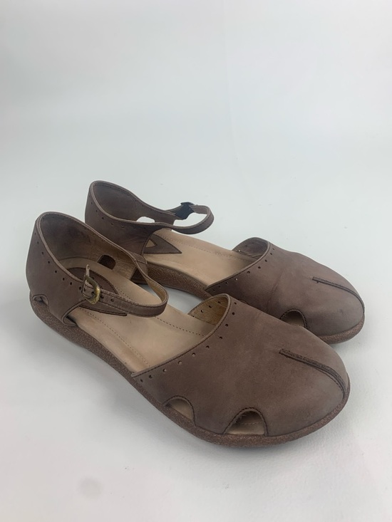 Dansko Shoes - Dansko Brown Suede leather Ankle-Strap Mary Jane Comfort shoes Buckle size 8.5/9